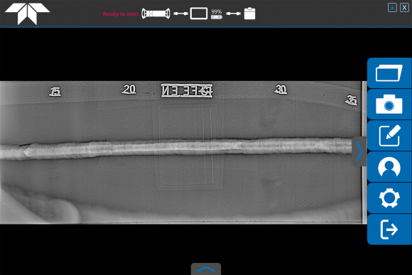 Welding inspection with Go-Scan 1025B in Sherlock NDT software (small thickness)